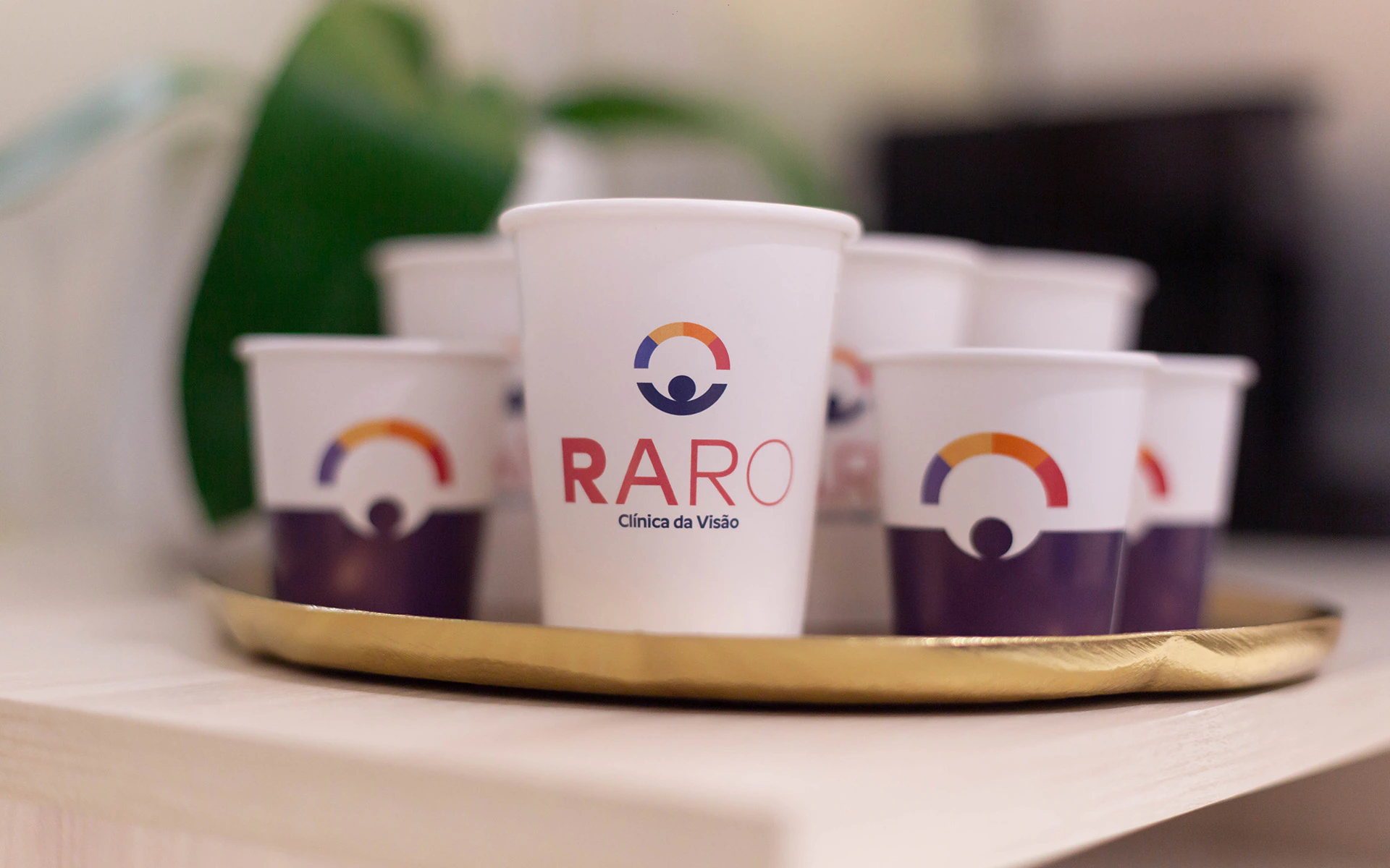 Ambiente interno da Raro Clínica da Visão